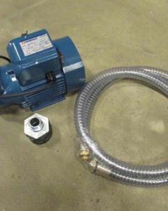 Oil pump 50L/min 230V 1Ph, for palett tank M&M